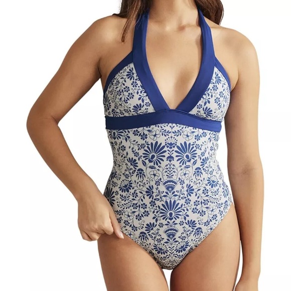 Boden Other - Boden Ithaca Halter Swimsuit Swim One Piece Women 14 NEW.   124